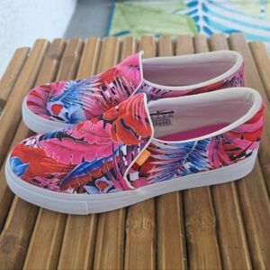 Nike Women's Court Royale Leser Floral Print Slip On Shoes CD7003-600 Size 8